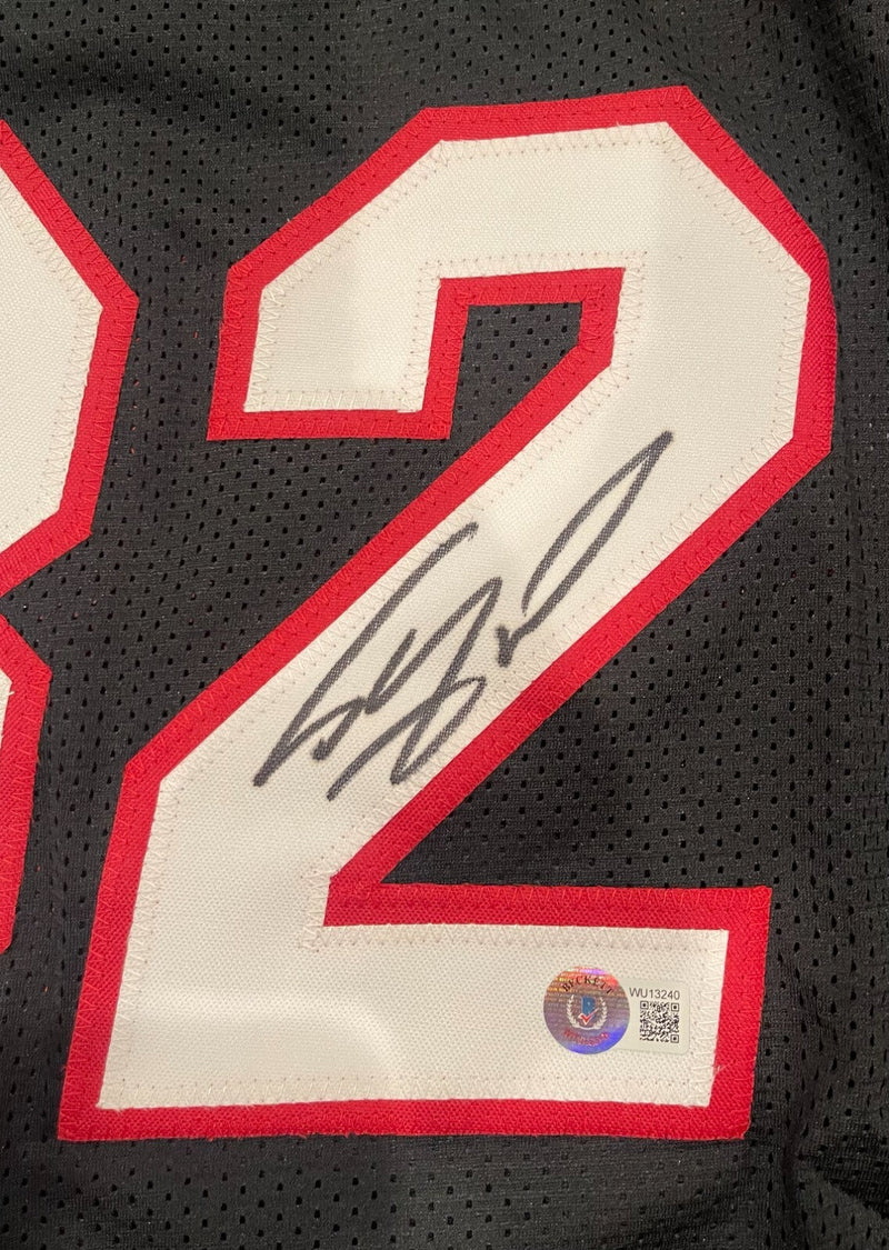 Shaquille O'Neal Signed Diesel Miami Custom Jersey Beckett Witness BAS COA