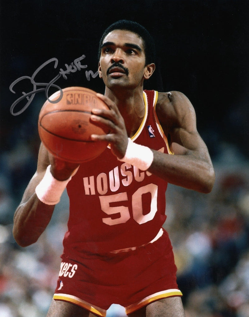 Ralph Sampson Signed Autographed Houston Rockets 8x10 Photo w HOF 12 LSCM COA #2