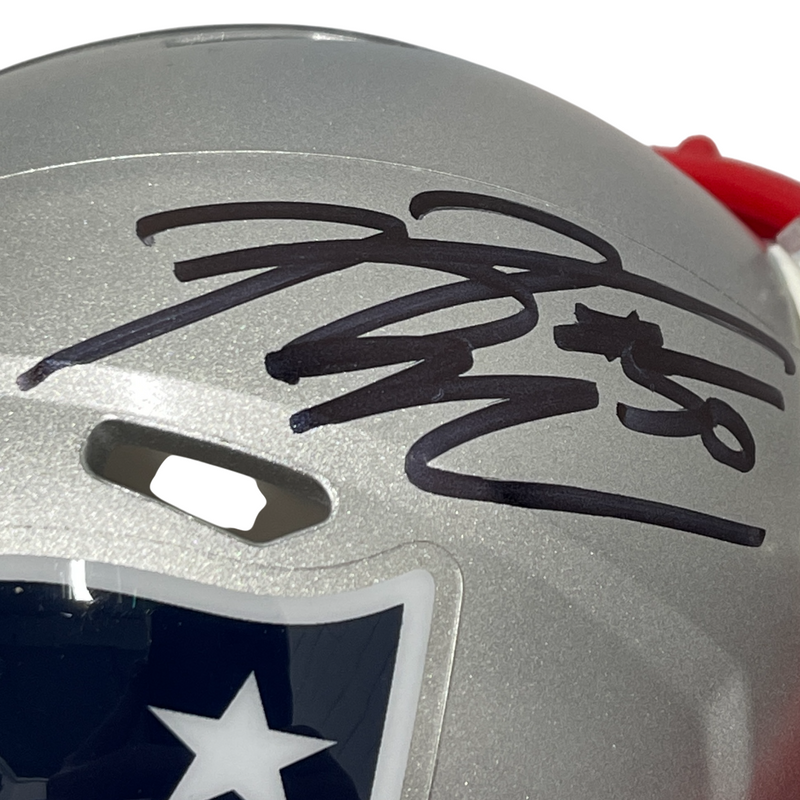 Rob Ninkovich Signed Patriots Speed Mini Helmet w/ 2x SB Champ Beckett W BAS COA
