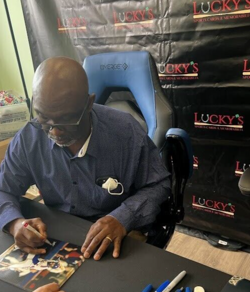Mookie Wilson Signed Autographed New York Mets 8x10 Photo PSA ITP COA #4