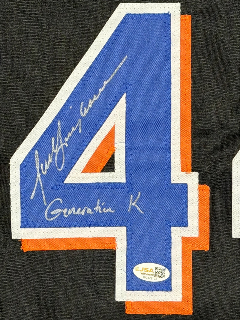 Jason Isringhausen Signed Mets Custom Jersey w/ Generation K JSA Witness COA