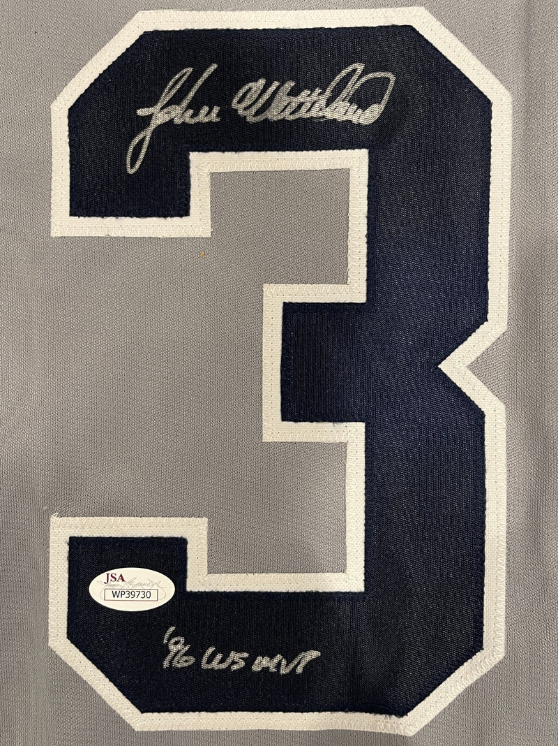 John Wetteland Signed Auto New York Yankees Jersey w/ 96 WS MVP JSA COA