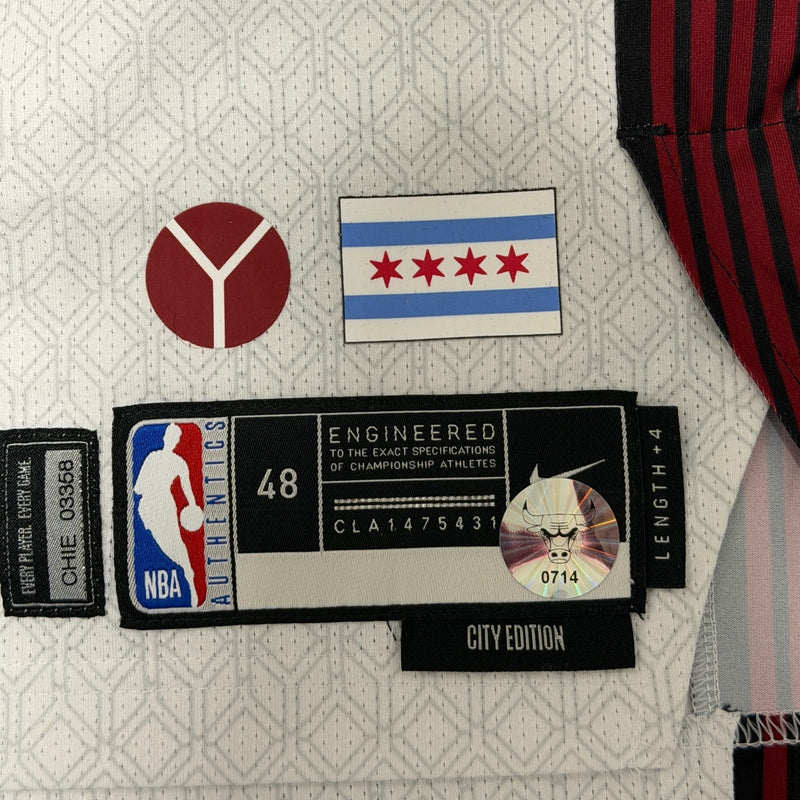 Zach Lavine Signed GAME USED 2022-23 Chicago Bulls City Edition Jersey Bulls COA