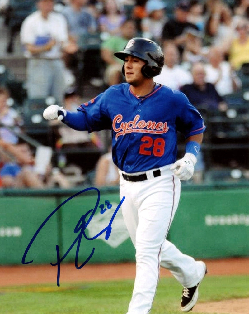 Phillip Evans Signed Autographed Brooklyn Cyclones 8x10 Photo LSCM COA #2 Mets