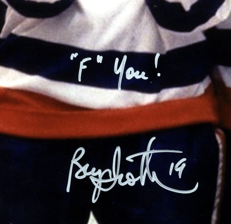 Bryan Trottier + John Tonelli Dual Signed 11x14 Photo w/ "F" You! + Insc PSA COA