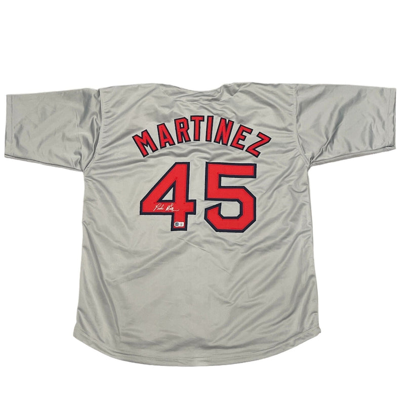 Pedro Martinez Signed Boston Red Sox Custom Jersey Beckett Witness BAS COA