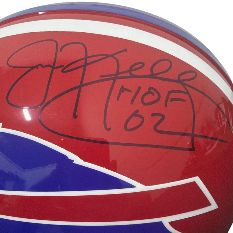 Kelly Thomas Reed Signed Bills TB FS Full Size Helmet w/ HOF Insc JSA Wit COA