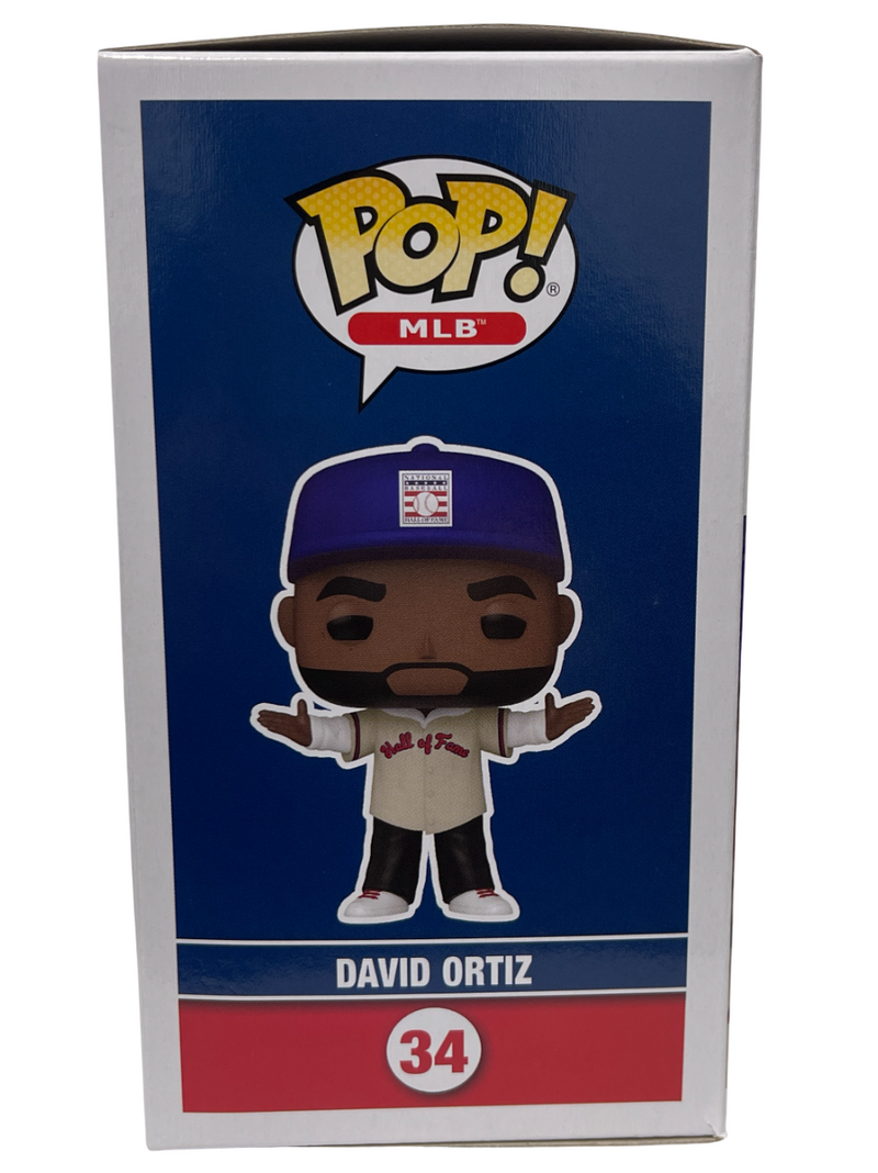 David Ortiz Signed Boston Red Sox Exclusive SGA Funko Pop 34 Beckett Wit BAS COA