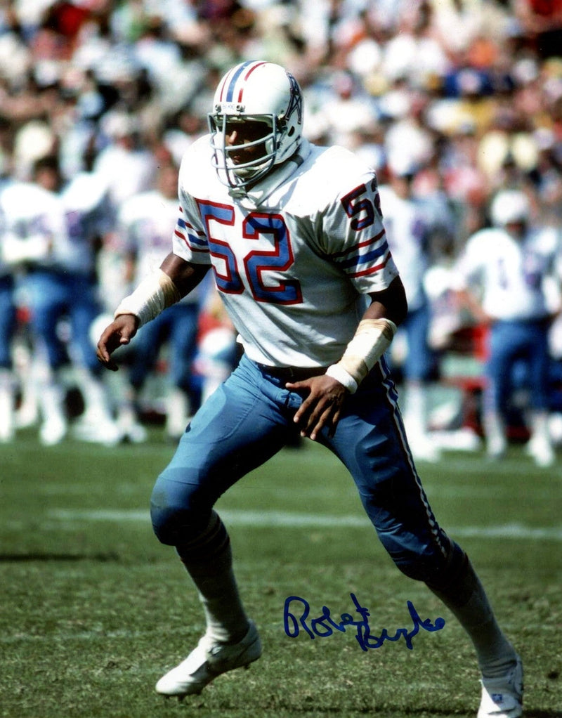 Robert Brazile Signed Autographed Houston Oilers 8x10 Photo LSCM COA #3