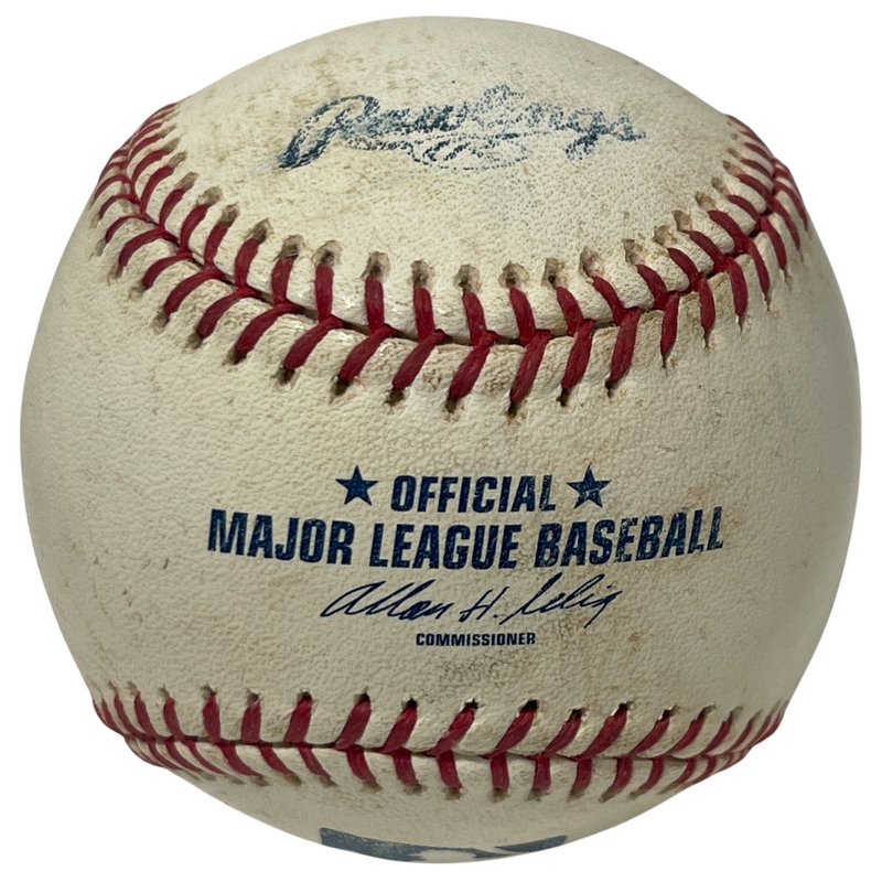 Lee Smith Signed Game Used ROMLB Baseball Chicago Cubs HOF LSCM COA