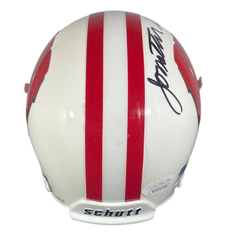 Jonathan Taylor Signed Wisconsin Speed Mini Helmet w/ Go Badgers JSA COA