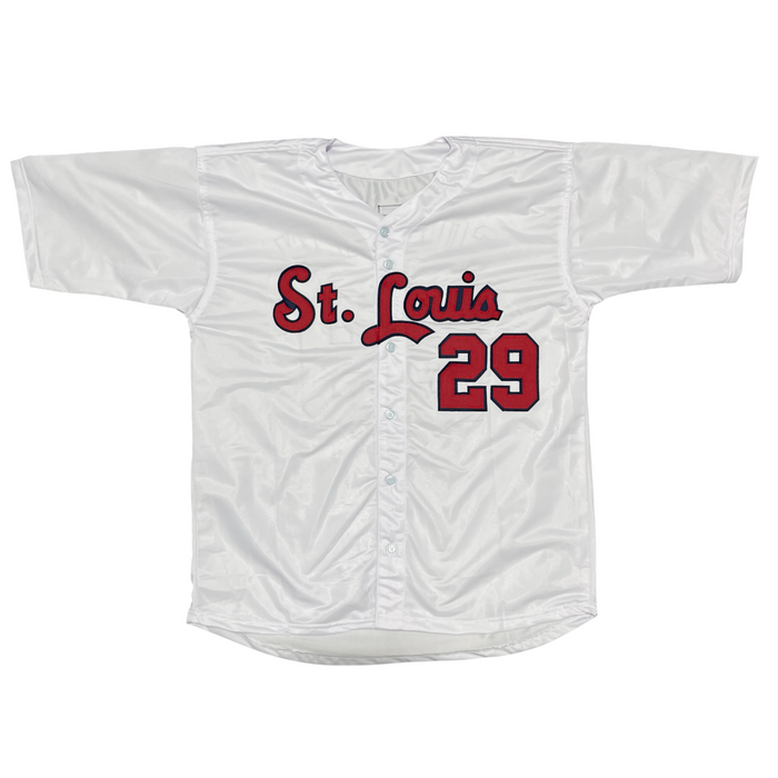 Vince Coleman Signed St Louis Cardinals Custom Jersey Beckett Witness BAS COA