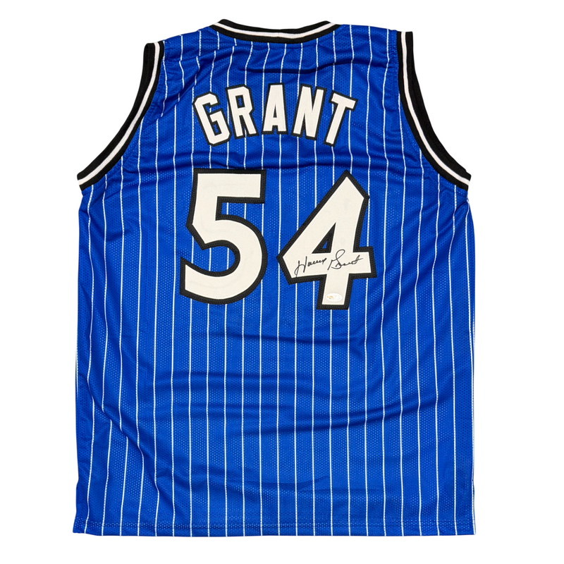 Horace Grant Signed Autographed Orlando Magic Custom Jersey JSA Witness COA