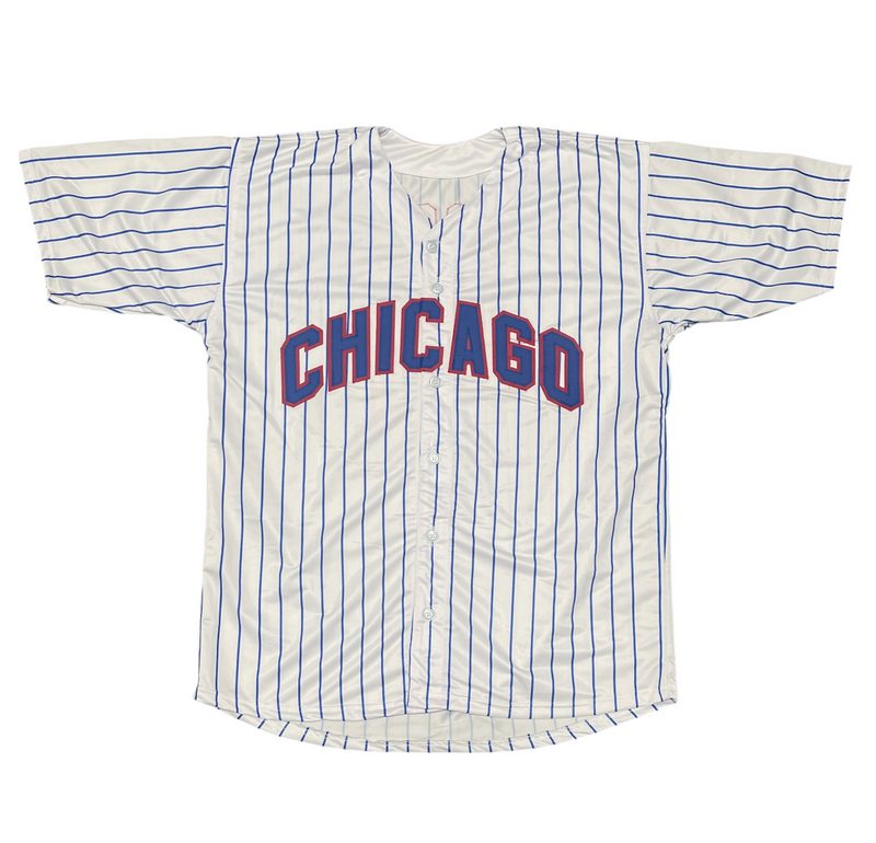 Sammy Sosa Signed Cubs Custom Jersey w/ 98 NL MVP Beckett Witness BAS COA