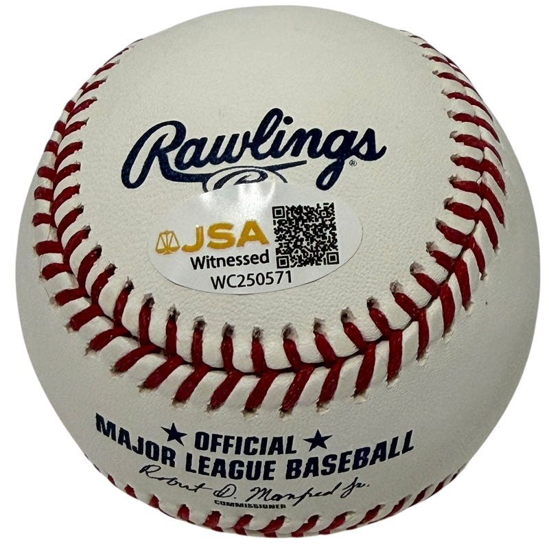 Chuck Knoblauch Signed Autographed ROMLB Baseball w/ 5x Insc JSA Witness COA