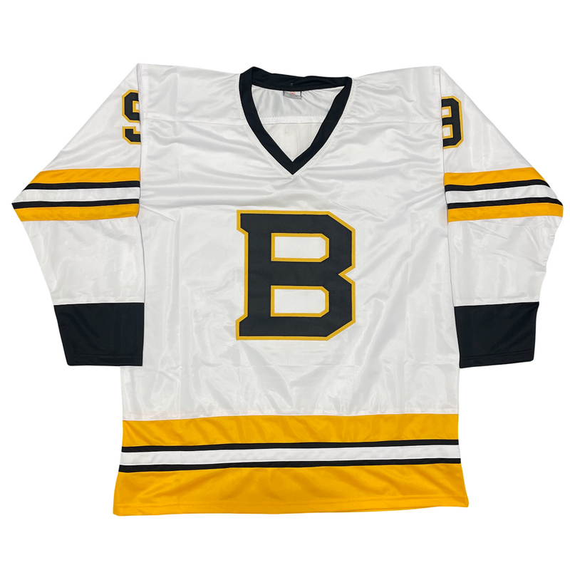Johnny Bucyk Signed Bruins Custom Jersey HOF 1981 + SCC Beckett W BAS COA