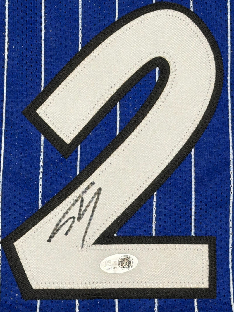 Shaquille O'Neal Signed Orlando Magic Custom Jersey JSA Witness COA Shaq