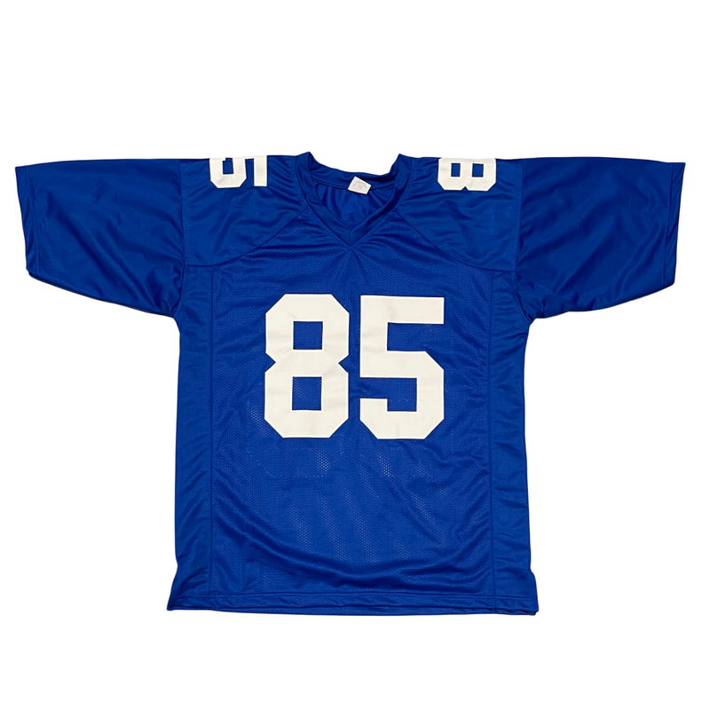 David Tyree Signed New York Giants Custom Jersey Beckett Witness BAS COA