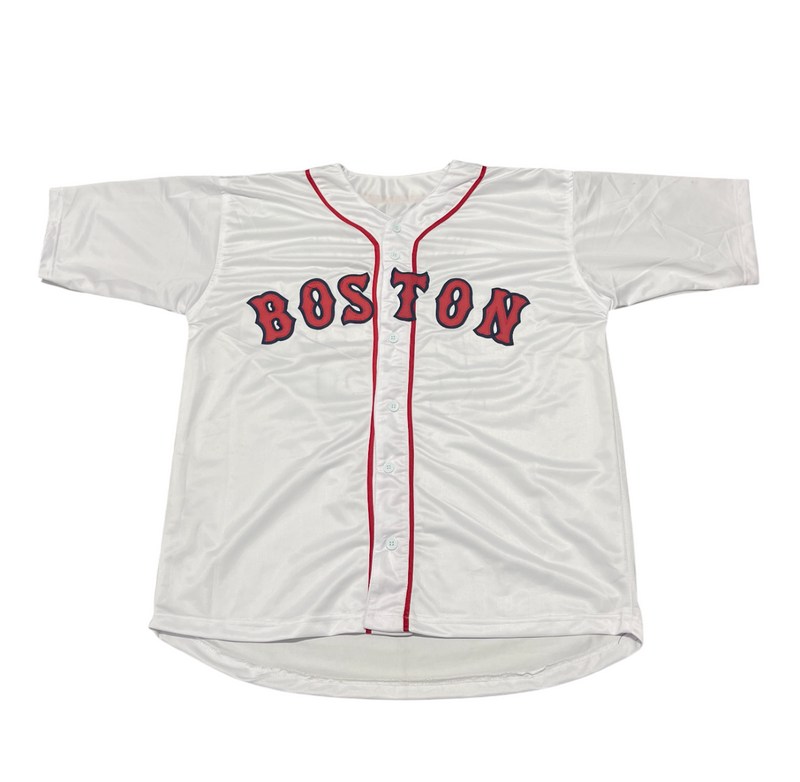 Johnny Damon Signed Boston Red Sox Custom Jersey Beckett Witness BAS COA