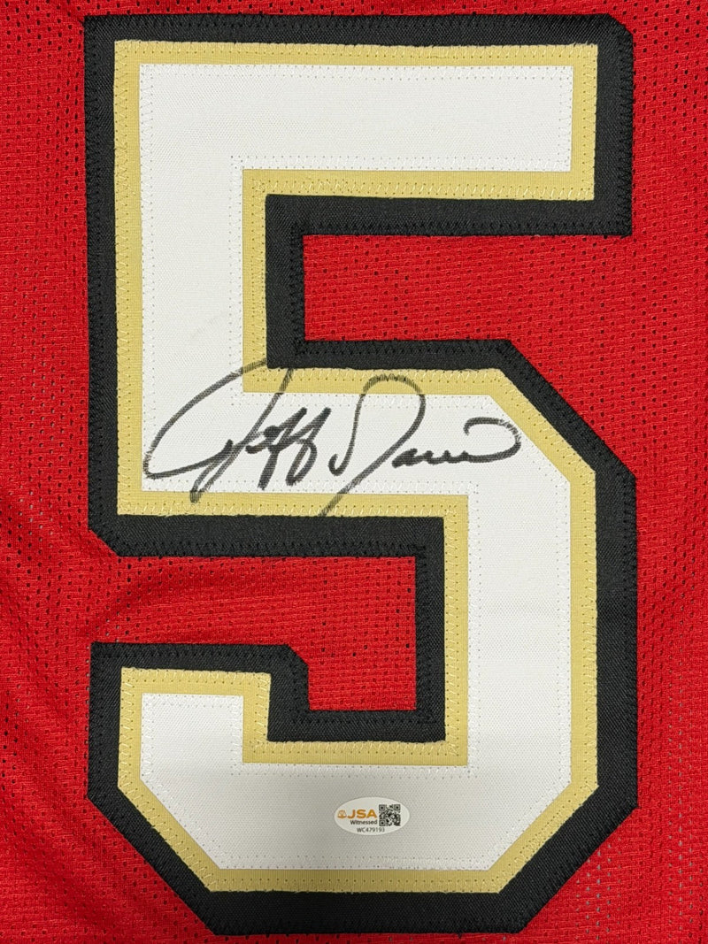 Jeff Garcia Signed San Francisco 49ers Custom Jersey JSA Witness COA