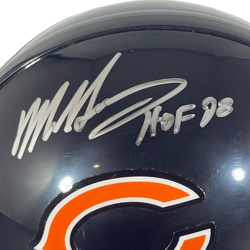 Mike Singletary Signed Chicago Bears VSR4 Mini Helmet w HOF 98 TRISTAR COA