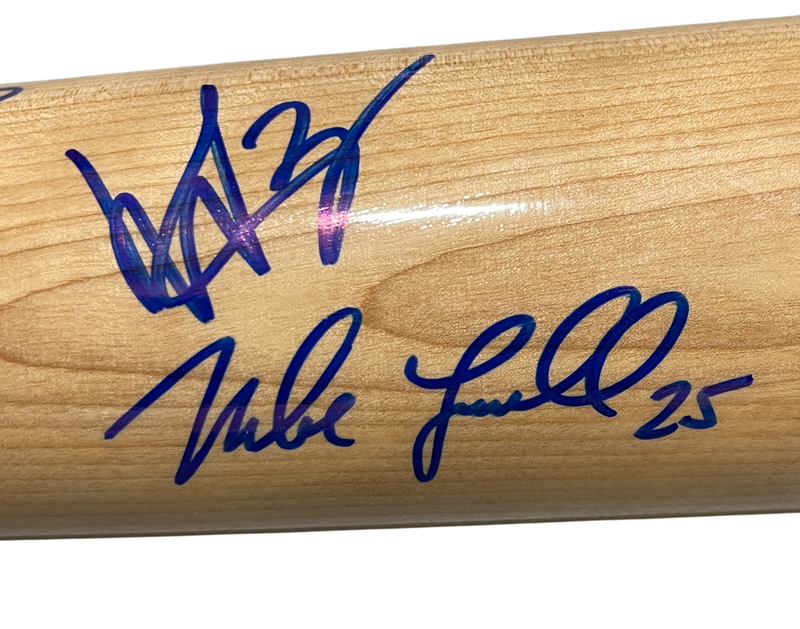 Ortiz Ramirez Lowell Pearce Signed Rawlings Bat w Red Sox MVPs Beckett W BAS COA