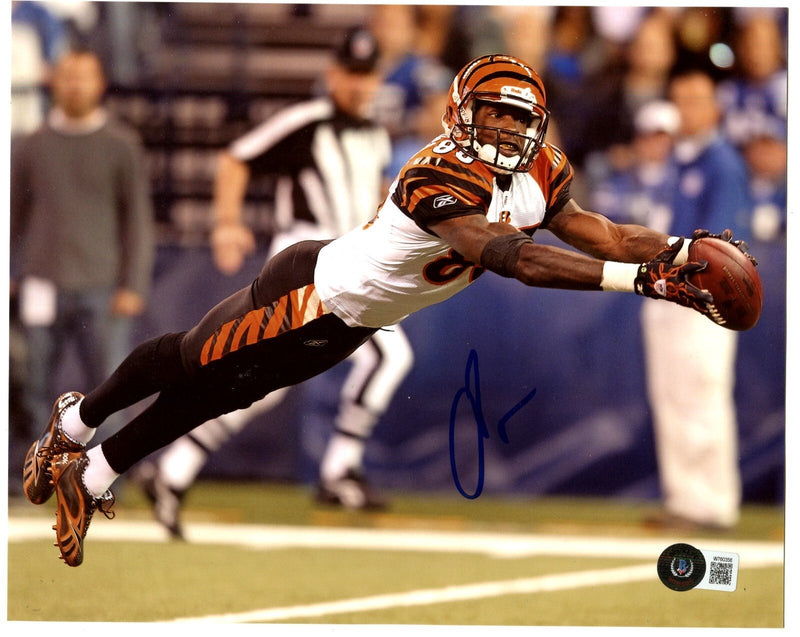 Chad Ochocinco Johnson Signed Cincinnati Bengals 8x10 Photo Beckett W BAS COA #2