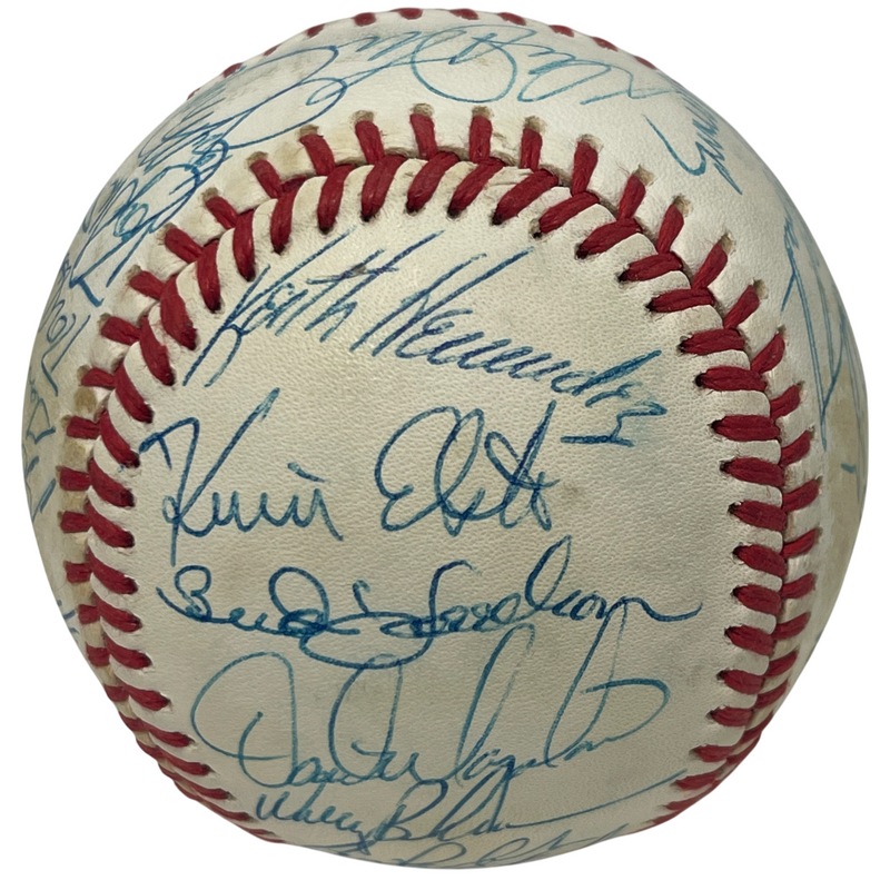 1988 New York Mets Team Signed Autograph ONL National League Baseball JSA LOA A