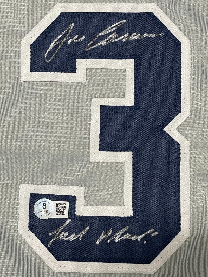 Jose Canseco Signed Yankees Custom Jersey w/ F**k AROD! Beckett Witness BAS COA