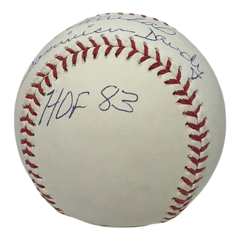 Juan Marichal Signed ROMLB Baseball w/ Dominican Dandy + HOF Insc JSA COA