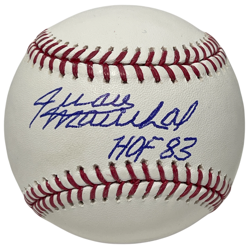Juan Marichal Signed ROMLB Baseball w/ HOF 83 Beckett Witness BAS COA