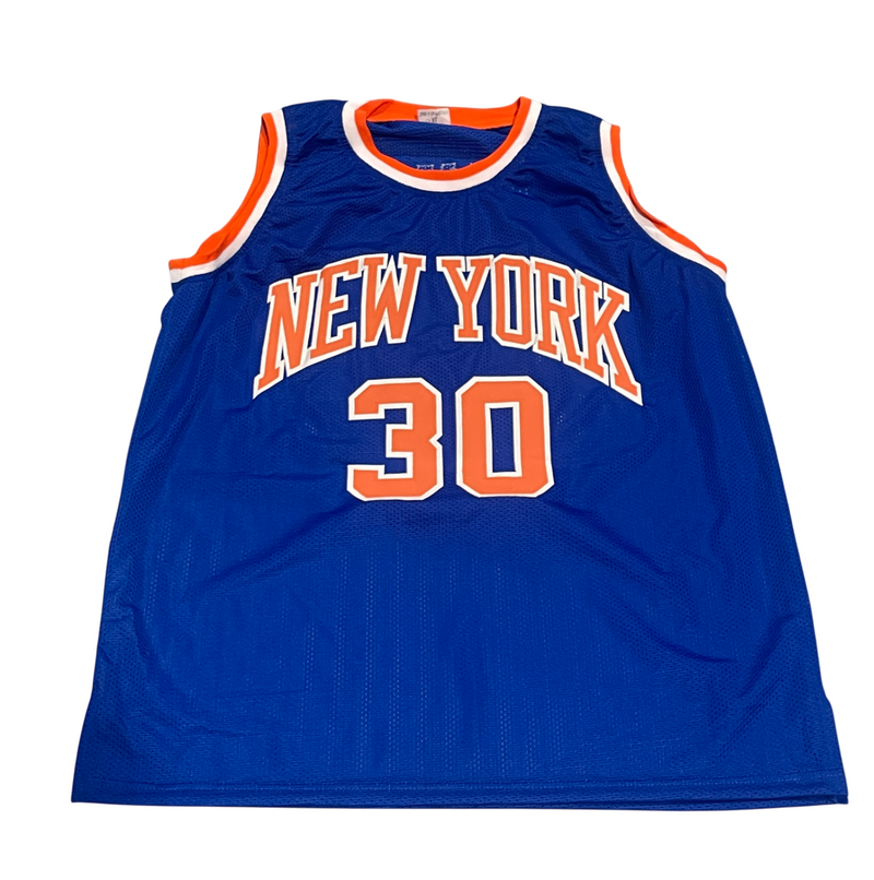 Bernard King Signed New York Knicks Custom Jersey w/ 4 Insc Beckett Wit BAS COA