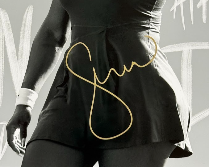 Serena Williams Signed Autograph "More" 24x20 Photo 20/50 Upper Deck UDA COA WTA