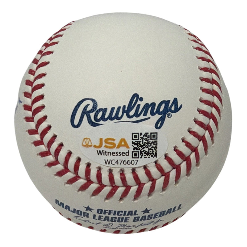 Dwight "Doc" Gooden Signed ROMLB Baseball w/ 5 Insc JSA Witness COA Mets