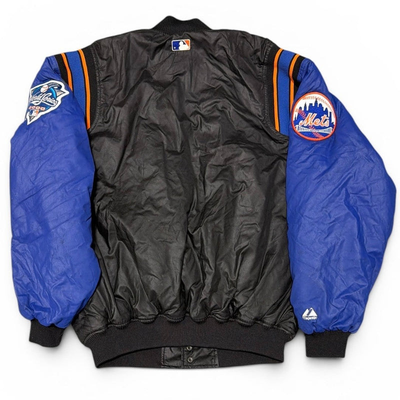 Mike Bordick Signed Game Worn 2000 World Series Jacket New York Mets JSA Wit COA