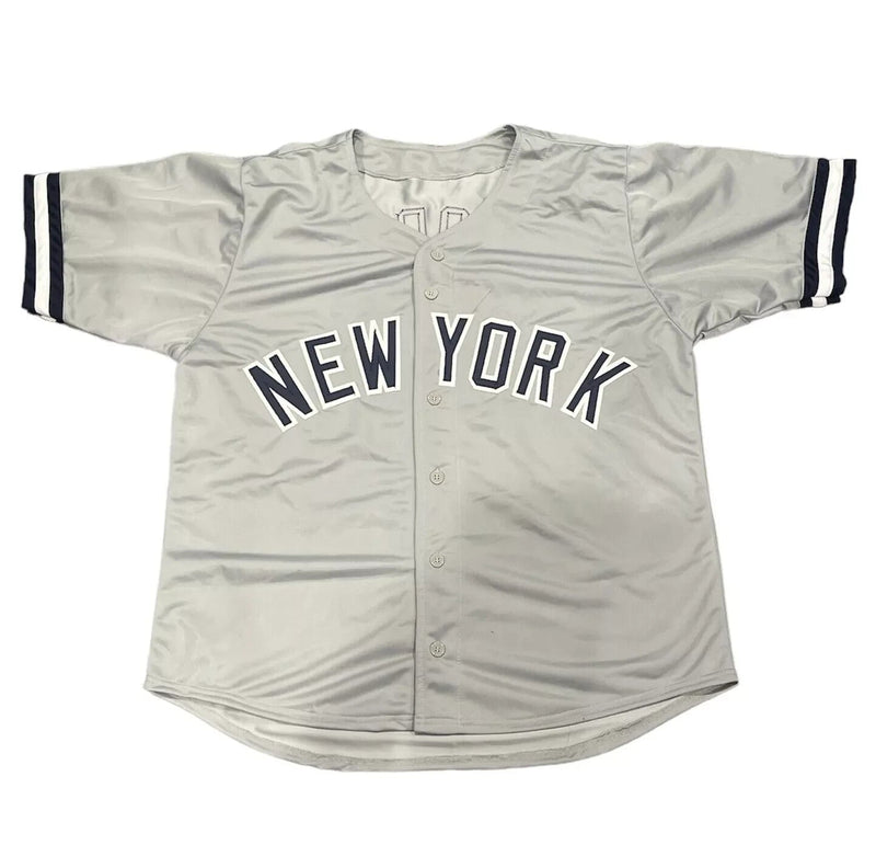 Doc Gooden Signed Yankees Custom Jersey No Hitter Line Score Drawn BAS COA
