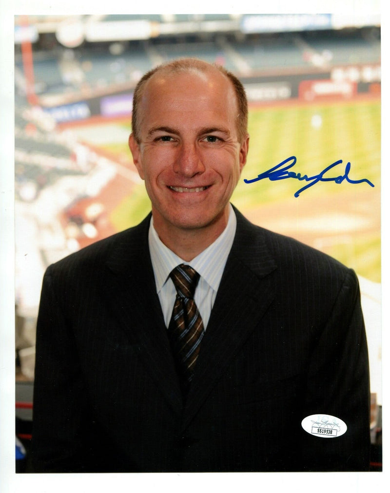 Gary Cohen Signed New York Mets 8x10 Photo JSA COA Announcer B