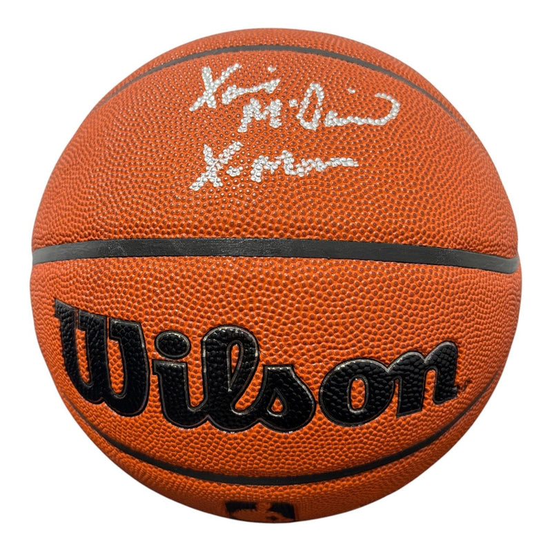 Xavier McDaniel Signed Wilson NBA Basketball w/ X-Man Insc. JSA Witness COA