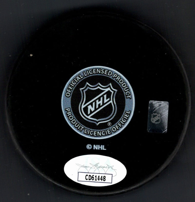 Andrei Vasilevskiy Signed Autographed Tampa Bay Lightning Logo Puck JSA COA
