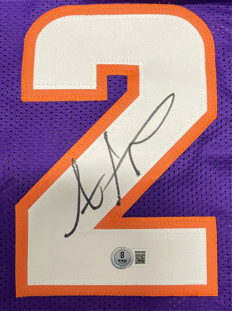 Amar'e Stoudemire Signed Auto Phoenix Suns Custom Jersey Beckett Witness BAS COA