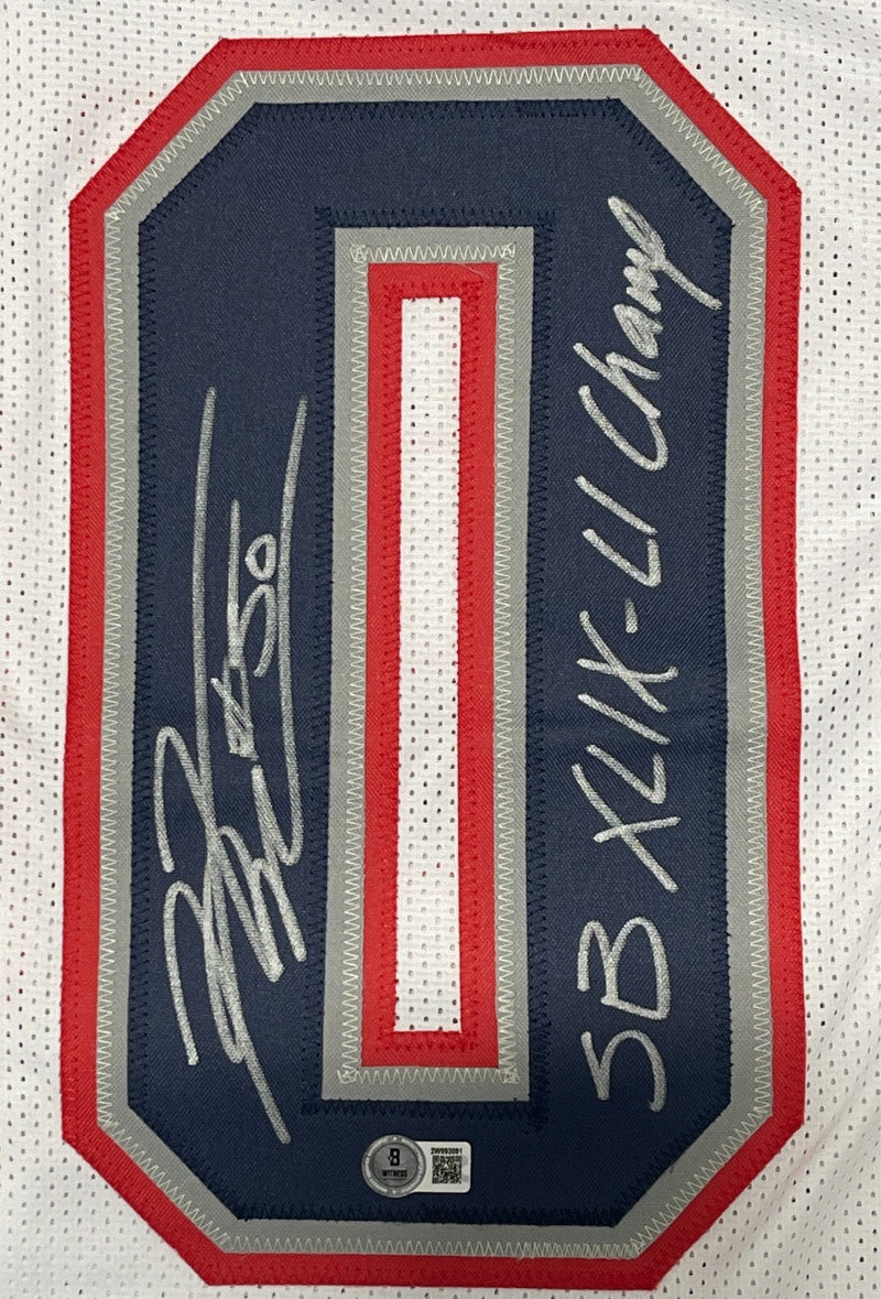 Rob Ninkovich Signed Patriots Custom Jersey w SB XLIX LI Champ Beckett W BAS COA