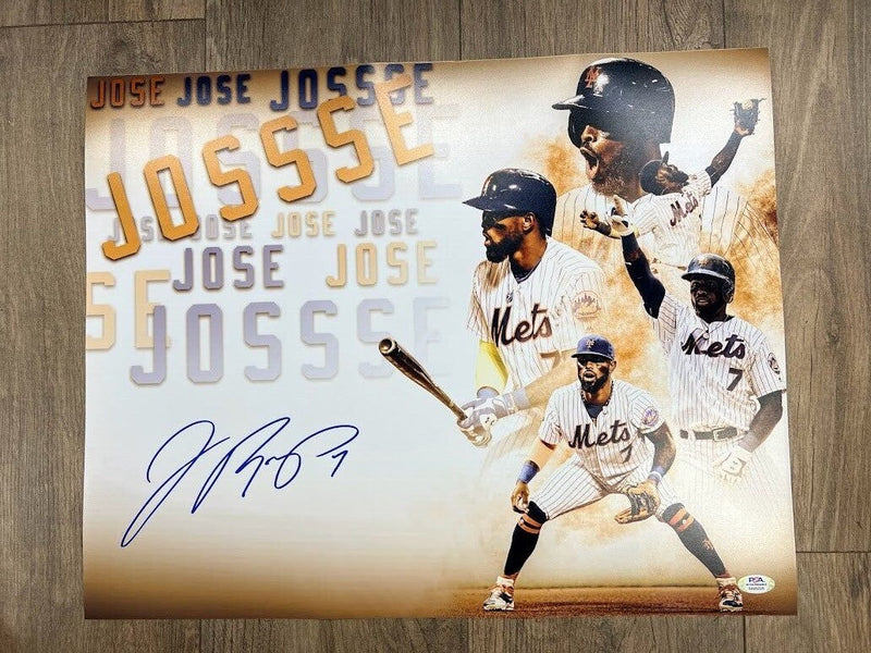 Jose Reyes Signed Auto Autographed 16x20 Photo New York Mets EDIT PSA ITP COA