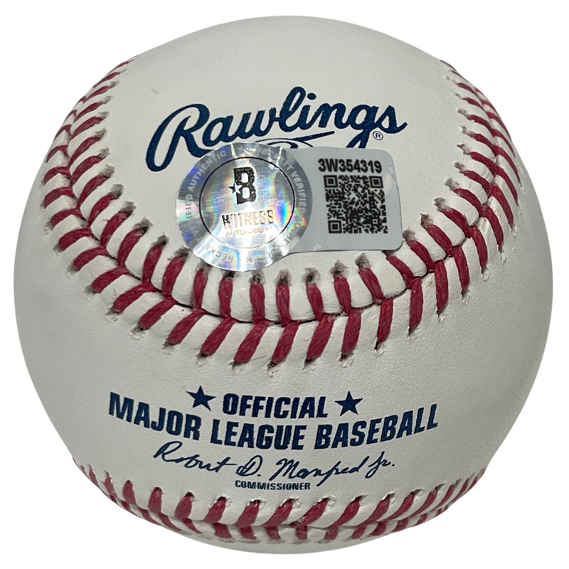 Jay Bell Signed ROMLB Baseball w/ 01 WSC + 2 AS + 93 GG/SS Beckett Wit BAS COA
