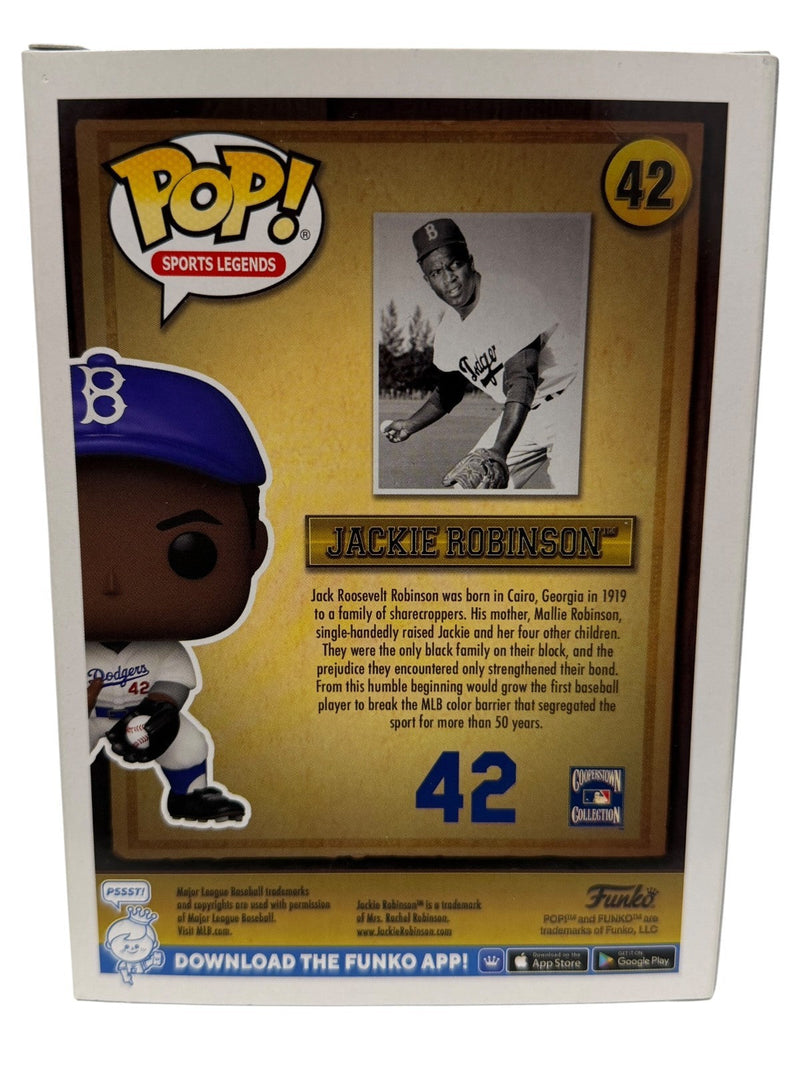 Doc Gooden Signed Jackie Robinson Funko Pop 42 w/ Rare Insc Beckett Wit. BAS COA
