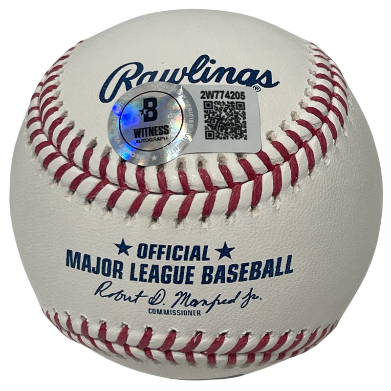 Fergie Jenkins Signed ROMLB Baseball w/ HOF 91 Beckett Witness BAS COA
