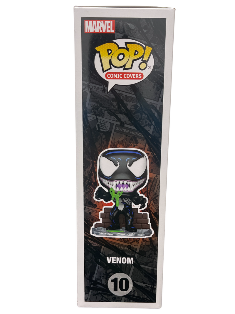 Tom Hardy Signed Venom Funko Pop Comic #10 w Sam De La Rosa Sketch BAS JSA COA A