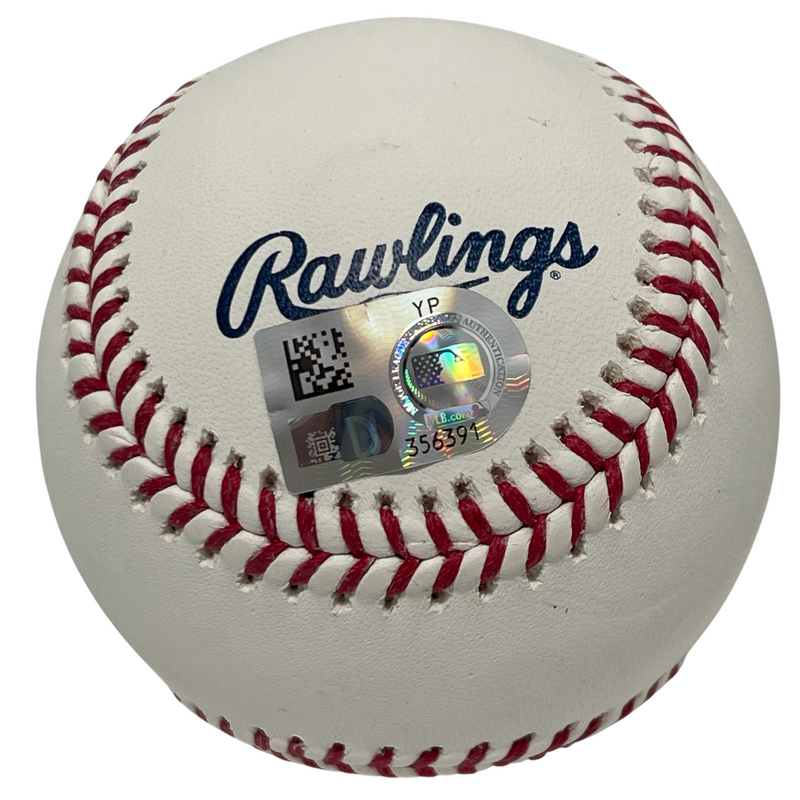 Derek Jeter Signed HOF Logo ROMLB Baseball New York Yankees MLB HOLO COA