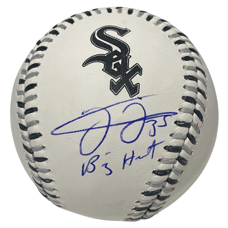 Frank Thomas Signed White Sox Logo ROMLB Baseball w/ Big Hurt Beckett W BAS COA