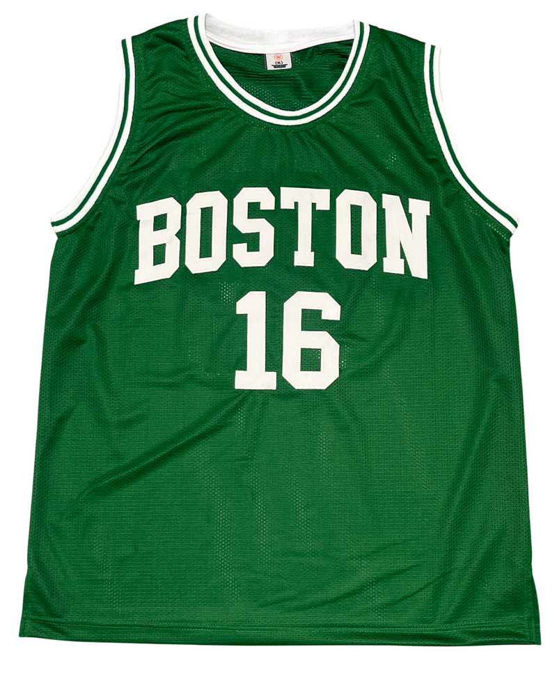 Tom "Satch" Sanders Signed Celtics Custom Jersey w/ HOF 2011 Beckett Wit BAS COA