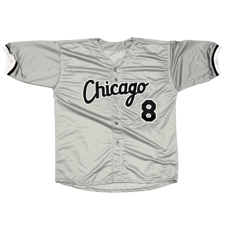 Carl Everett Signed White Sox Custom Grey Jersey w/ 05 WSC JSA Witness COA